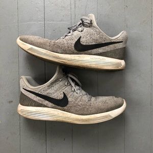 Nike Lunarlon Running Shoes 13 Grey Black